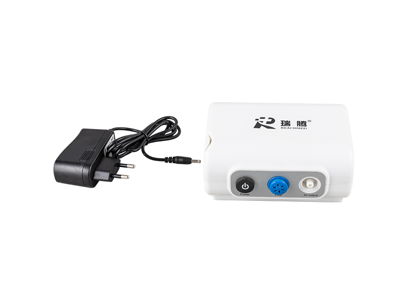 RJ-301 便攜式手持式壓縮霧化器，帶面罩和USB電纜